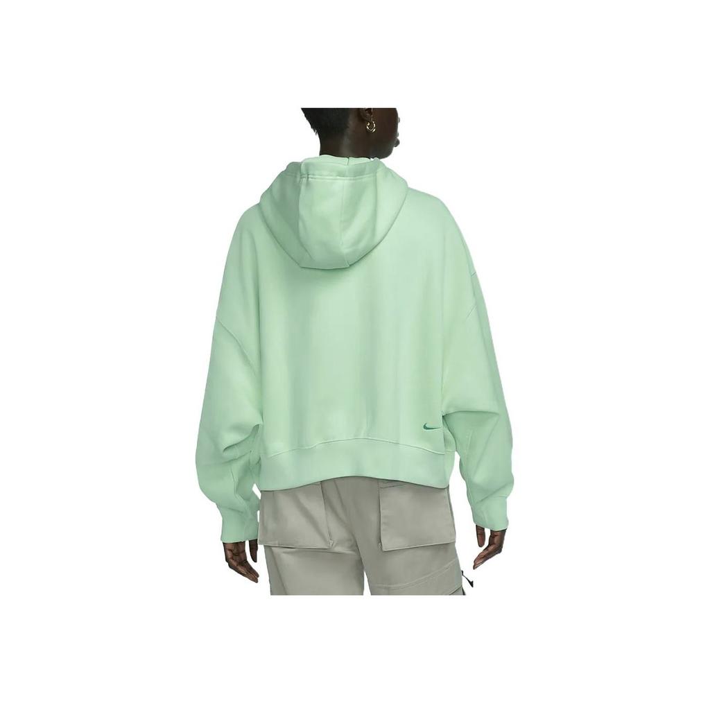 Nike Embroidered Hoodie With Long Sleeves Women Tops Green DQ5808-379