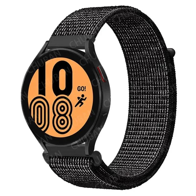 20mm/22mm Nylon Loop For Samsung Galaxy Watch 7/6/4/Classic/3/5/pro/Active 2 Sport Breathable Band Huawei Watch GT 4-3-2e Strap