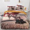 Cool Racing Three-Piece 3D Digital Printing Quilt Cover Bedding Home Textile Kit