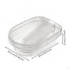 Laundry Basin Thickened Washboard Ribbed Hand Wash Tub for Household Use White L