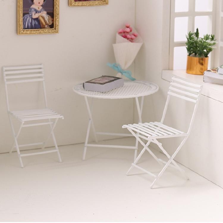 Realistic Chair Miniature Display Zakka Role Play Display for Dollhouses Enthusiasts, 1/12 Scale, Vintage Chair