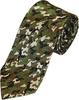 Camouflage Silk 3 Kyoto Nishijin Made In Japan Khaki D+Arts Necktie, Sizes, Weave, (Narrow Tie, B)