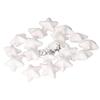 STYROFOAM STARS WITH GLITTER 2.5 WHITE