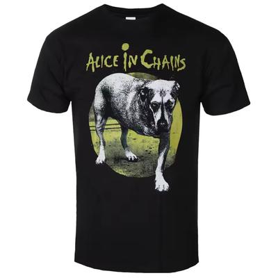 Alice In Chains - Three-Legged Dog Art Pattern Grunge Band T-Shirt Casual Street Style T-Shirt Suitable for Both Men and Women