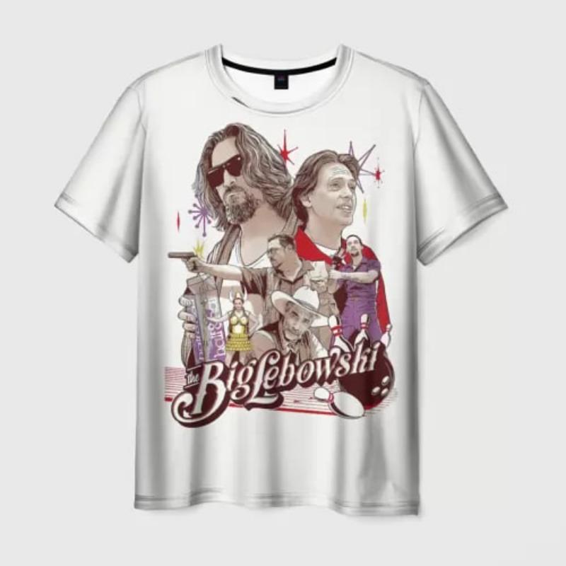Film The Big Lebowski The Dude Tričko 3D potisk Pánské Dámské Unikátní Tričko Topy Móda Unisex Velká Velikost Streetwear Oblečení