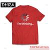 I'm Thinking T-Shirt Funny Graphic Tee Perfect for Thoughtful Moments Casual Modern Streetwear Artistic Tops Stylish Playful