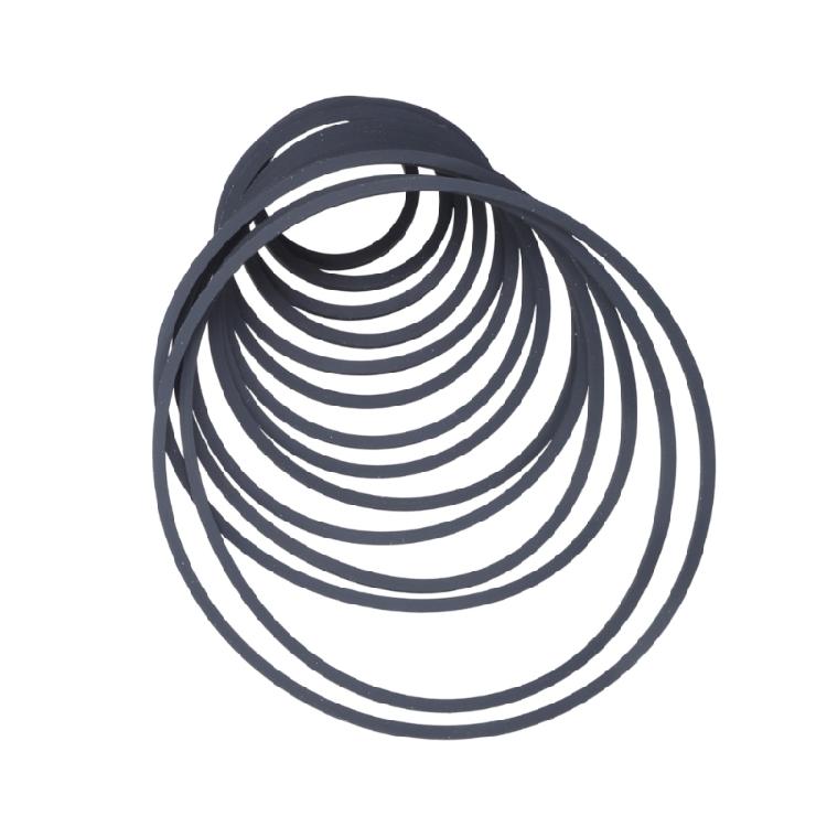 Rubberen Aandrijfriem voor Videospelers Riemen Hoge Elasticiteit 20-100mm Gevouwen Maat Optie Dikte 1.5mm