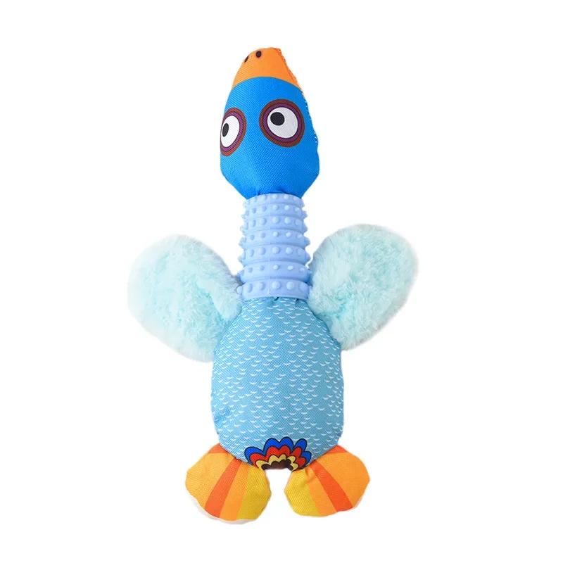 Pet Training Toy Gnawing Teeth Molar Dog Toy Goose Doll Pet Cat Supplies Toy Dog Accessories Plush