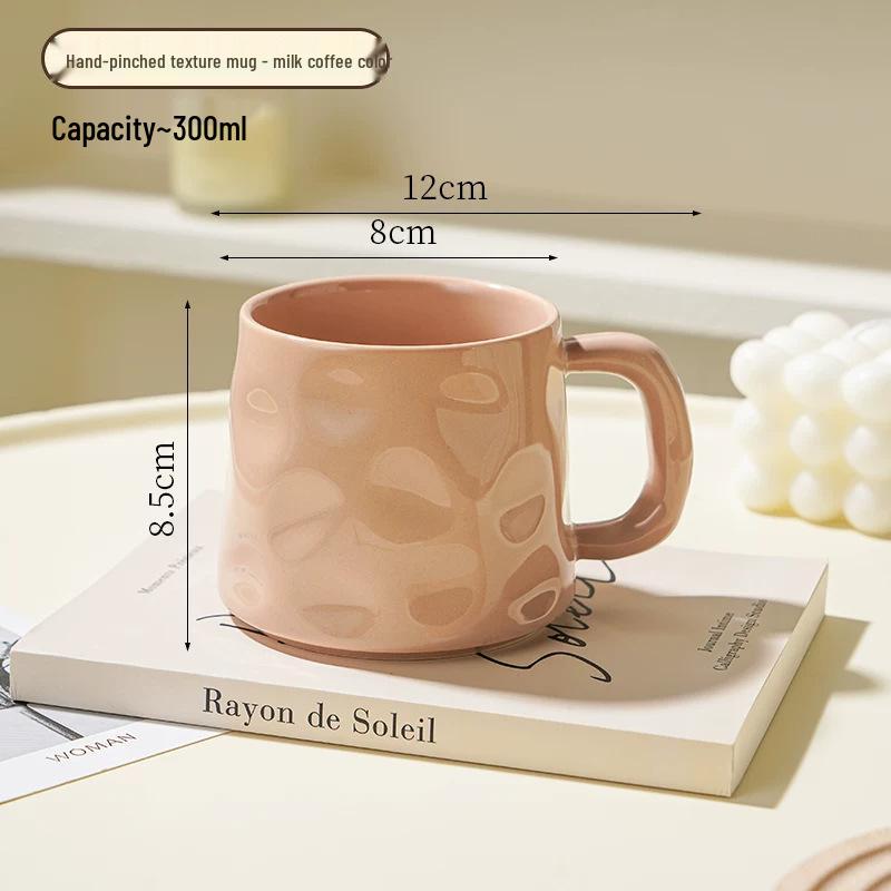 Ceramic Underglaze Breakfast Mug for Home or Office
