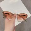 Korean Stylish Men's Sun Glasses Irregular Shape Anti-reflective Women's Sunglasses High Quality Sun Glasses Women