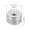 4mm Light Fixture Replacement Hardware, Screw Cap 10-Piece Knurled Female-Thread Fastener Pack for Ceiling and Wall Fixture Service