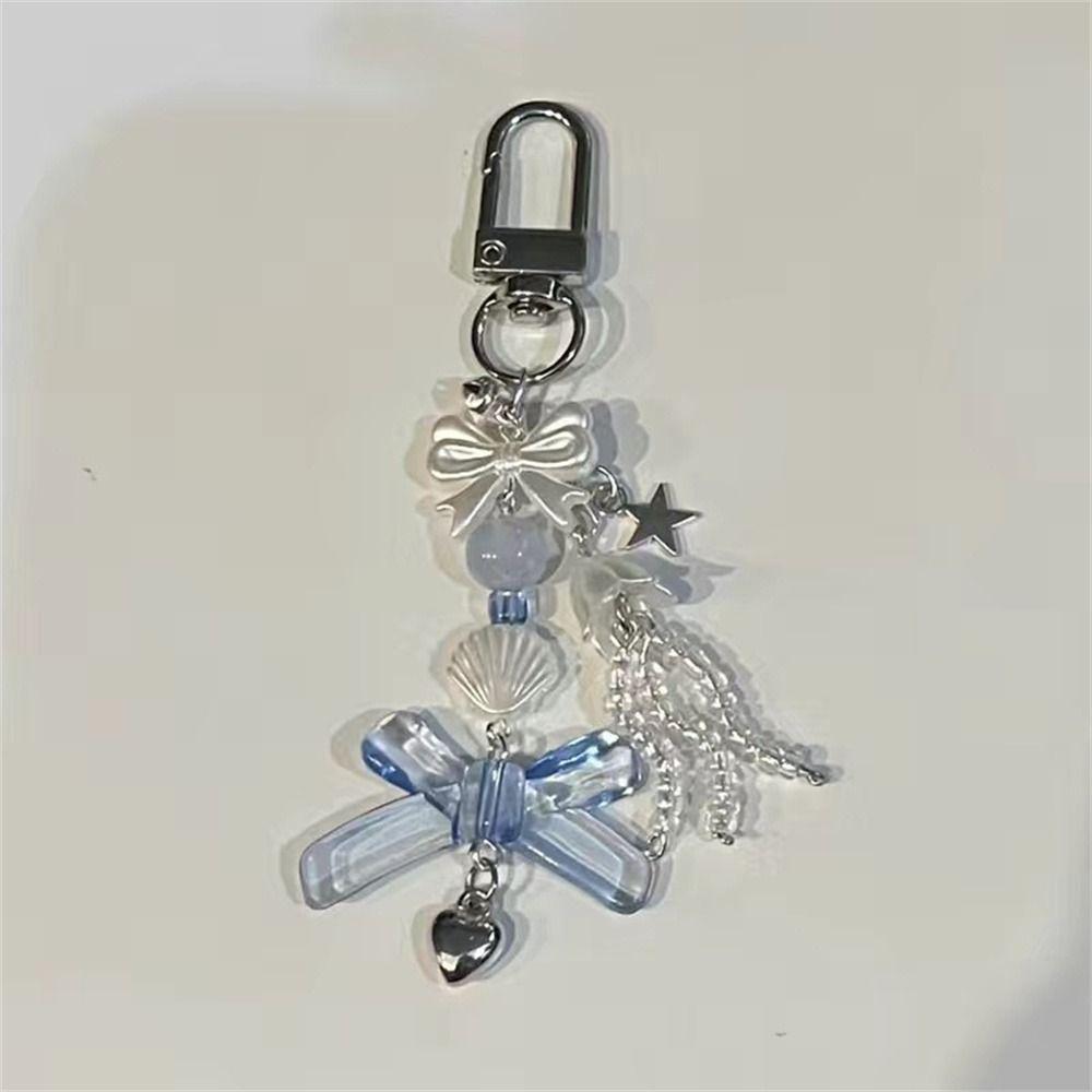 Sparkling Y2K Phone Charms Knotbow Phone Chain Beaded Phone Lanyard  Jewelry Gifts
