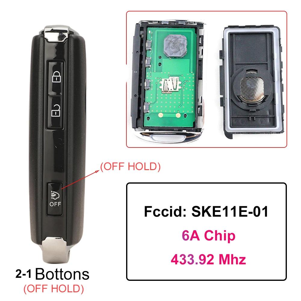 SKE11E-01+6A chip+433.92Mhz Car Smart Remote Key Fob for Mazda 3 6 MX-5 MIATA CX-9 CX-3 CX-5 CX-30 Axela CX-4 CX-8 CX9 2019-2023