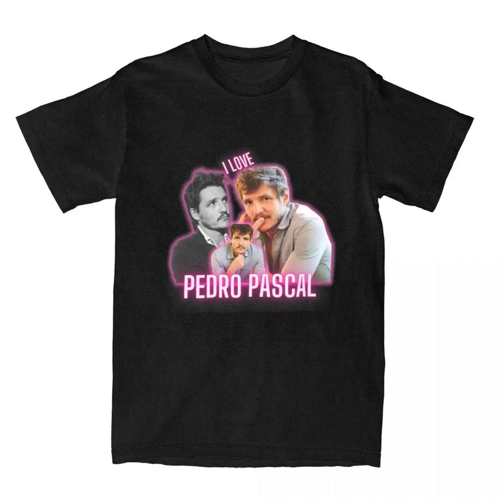 Bootleg Pedro Pascal T Shirt Vintage T Shirt Unis Streetwear Short Sleeve Pedro Pascal Plus Size T Shirt Unisex