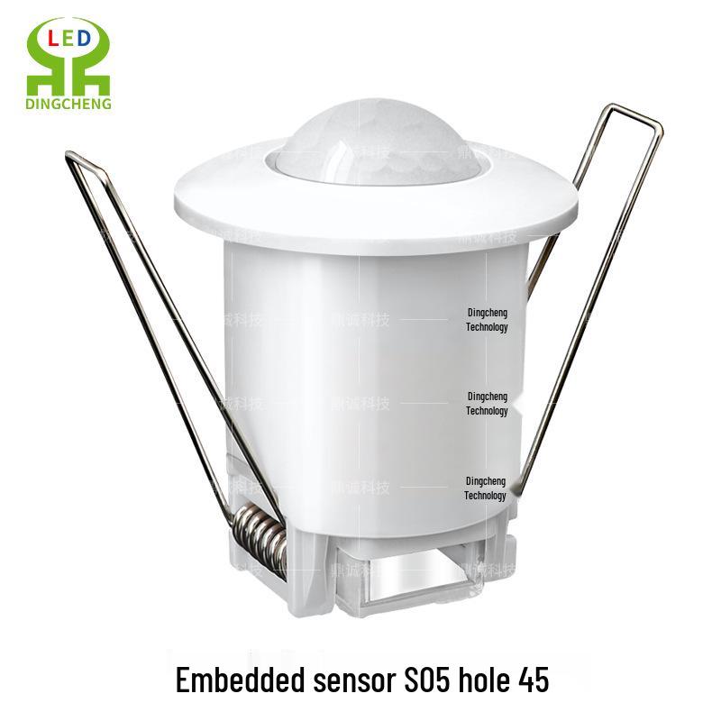 Compact Recessed Ceiling Infrared Motion Sensor Smart Dimmable Light Switch PIR