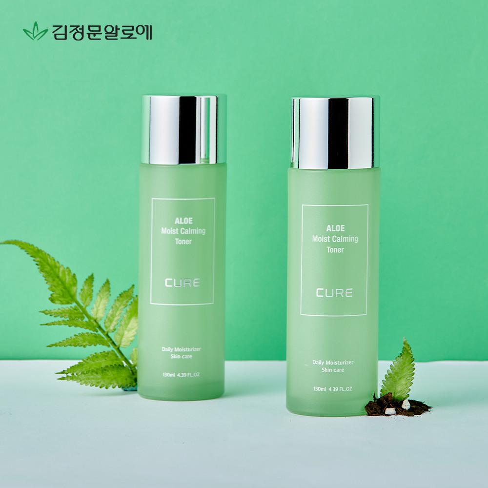 Kim Jeong Moon Aloe Cure Moist Calming Toner 130ml x 2