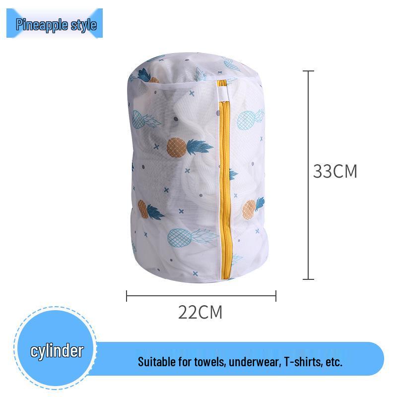 70g Pineapple Print Laundry Bag, Thickened Fine Mesh for Washing Machine - Ideal for Down Jacket and Bra Care