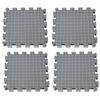 ABGR-Need' T 12.5" X 12.5" Knitting Mat Grid Board 4Pcs, Suitable For Needlepoint And Crochet Projects