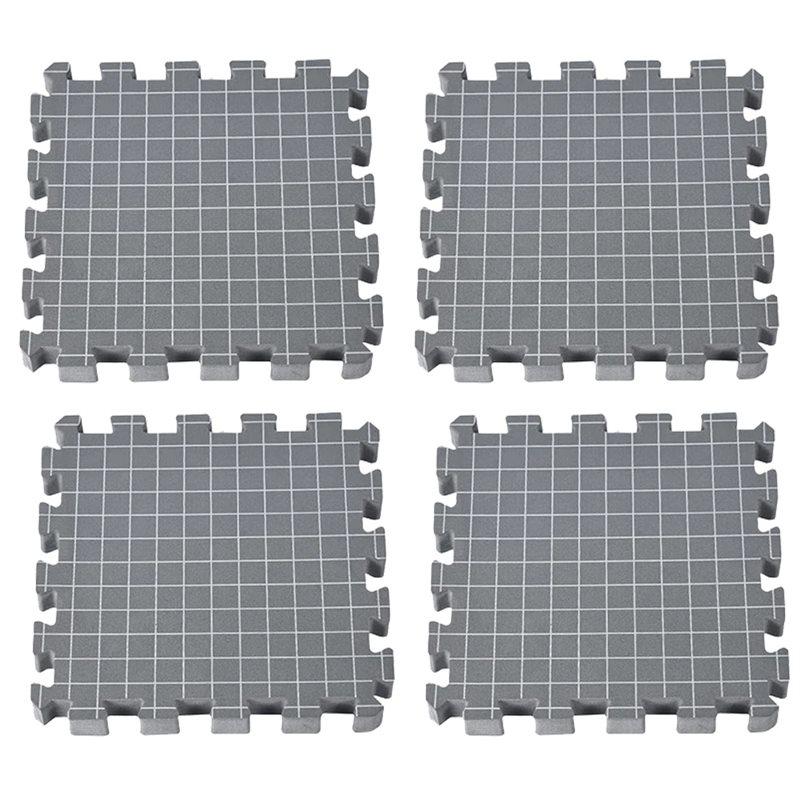 

ABGR-Need T 12.5 X 12.5 Knitting Mat Grid Board 4Pcs, Suitable For Needlepoint And Crochet Projects серый