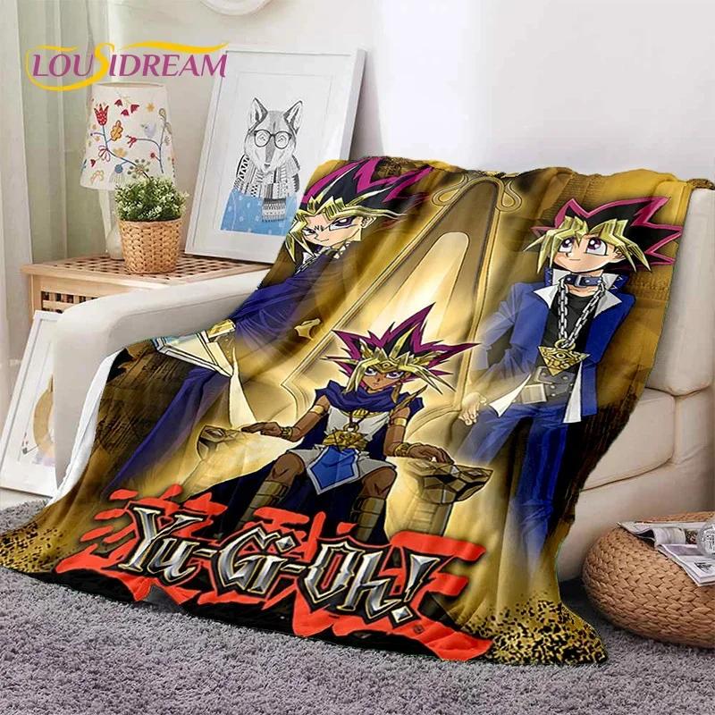 Yu-Gi-Oh Anime MONSTER CARD Cartoon Weiche Decken, Überwurfdecke Bequeme Decke für Picknick Betten Sofa Haus Schlafzimmer Kindergeschenke