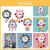 Safe Handmade Diy Nonwoven Clock Childrens Room Decoration Gift Holiday