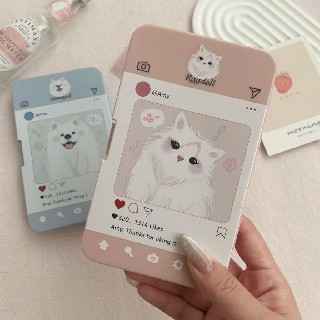Contact Lens Case Odorless Cartoon Lens Case Contact Lens Storage Box Lightweight For Makeup Bag Travel Suitcase
