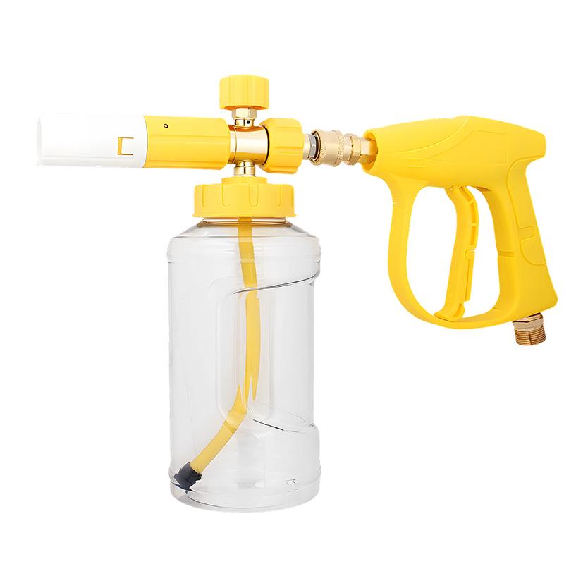 Foam Pot Water Gun Set: Quick Connect Universal High-Pressure Car Wash Spray Gun