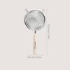 304 Stainless Steel Colander Durable Residue Strainer Plastic Handle Fine Mesh Oil Skimmer Spoon Flour Sieve Kitchen Accessories