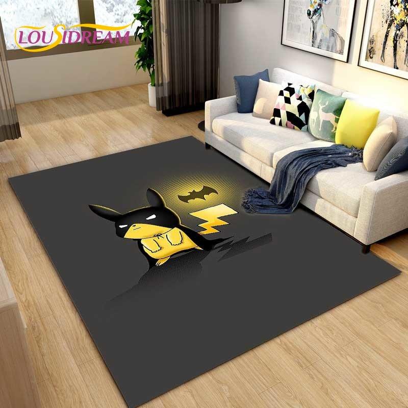 Japanese Anime Cartoon Cute Area Rug,Carpet Rug for Living Room Children's Bedroom Sofa Decoration,Kids Play Non-Slip Floor Mat