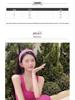 Elegant 2025 Pink Strappy Knit Midi Dress - Cinched Waist, Hip-Hugging Women's Summer Style
