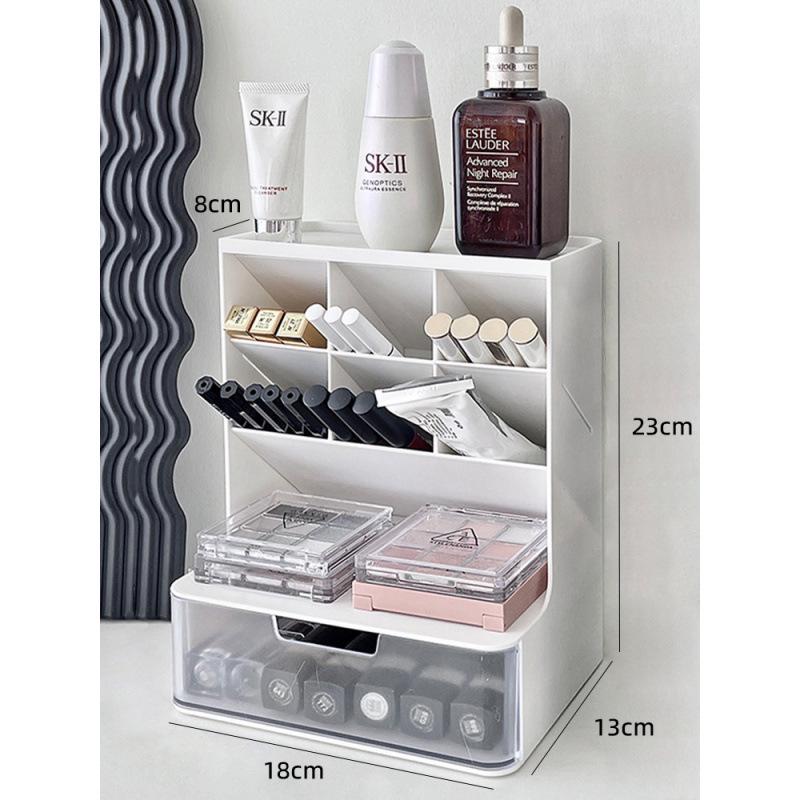Kosmetik-Organizer im Schubladenstil: Bürsten-, Lippenstift-, Lidschatten-, Hautpflege-Aufbewahrungsregal
