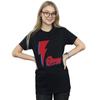 David Bowie Womens/Ladies Red Bolt Cotton Boyfriend T-Shirt