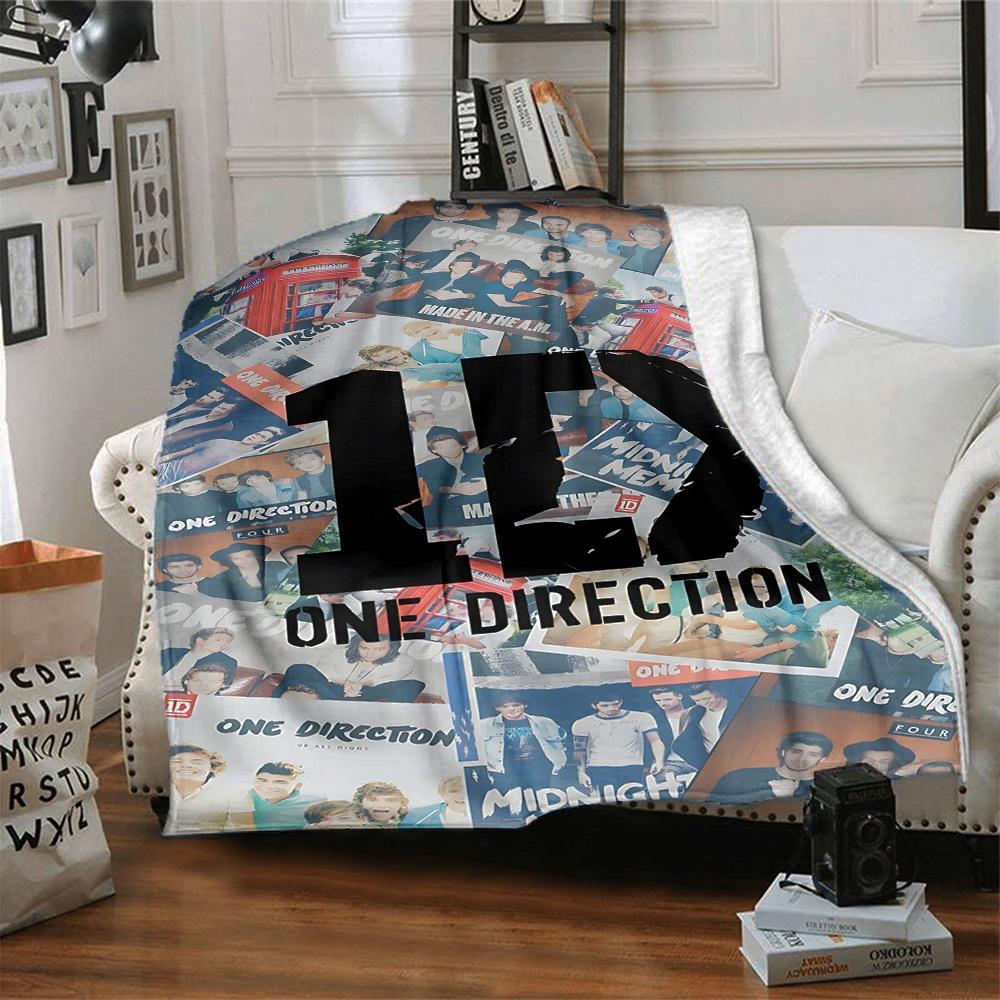 1 manta de franela de One Direction, suave y amigable con la piel, con impresión digital, varios tamaños disponibles para familia, amigos, cumpleaños