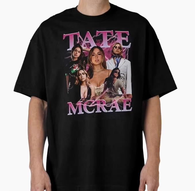 

Tate McRae Miss Possessive Inspired Graphic Print Unisexs and Womens Loose Short Sleeved Tshirt Casual Luxury Clothing for All L
