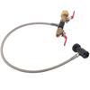 CGA-320 CO2 Cylinder Refill Adapter with Hose For Filling Soda Tank 24" Without Gauge