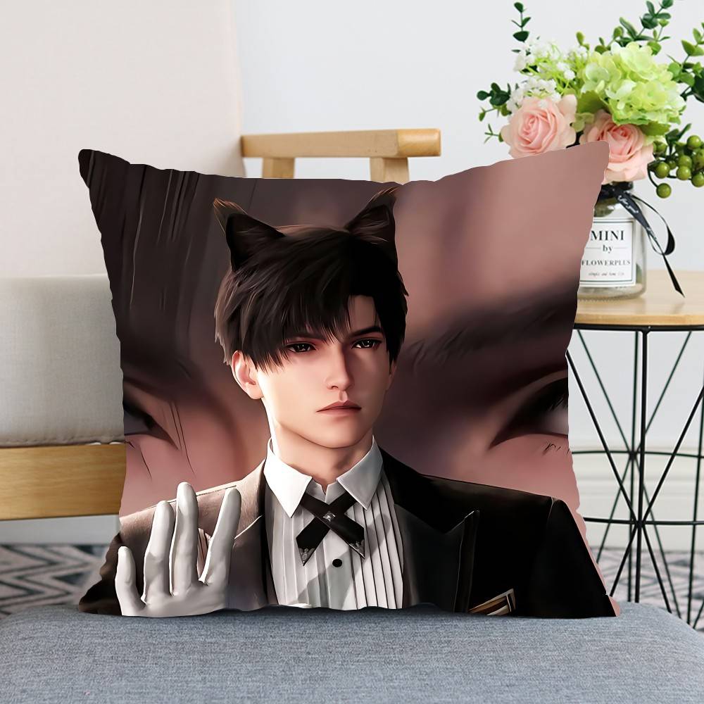 

ZZayne Love And DDeepspace Throw Pillow Covers Pattern Cushion Cover Suitable For Sofa Bedroom Car Pillow Cover 40X40cm