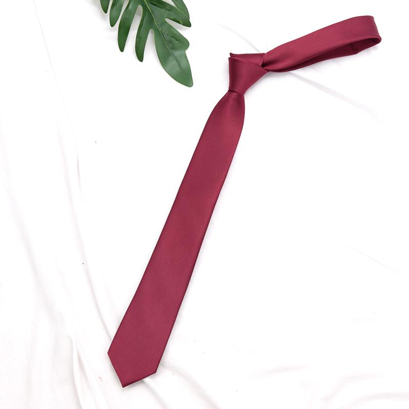 Black Colors Zipper Tie Handmade High Quality Necktie Skinny 6CM Men Ties for Man Women Jacquard Cravat Business Party Corbatas