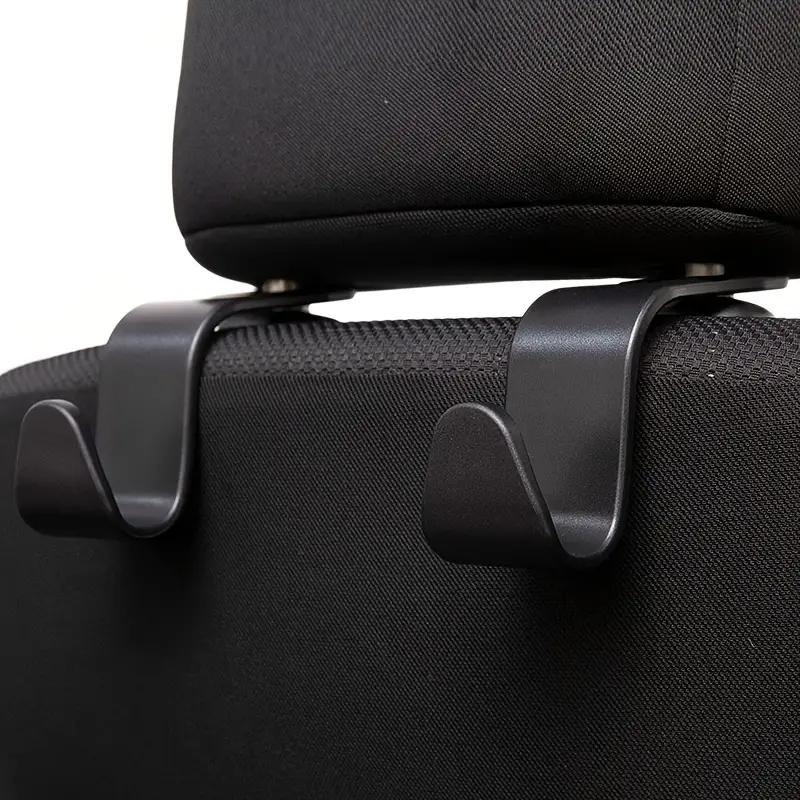 Universal Car Headrest Back Seat Hook Seat Hanger Vehicle Organizer Holder for Handbags Purses Coats and Grocery Bag