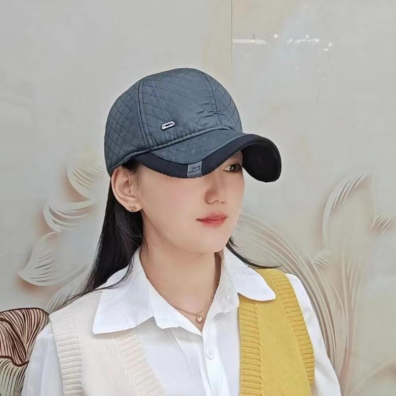 

Hat Men s Autumn and Winter Fleece Ear Protector Warm Cap Dad Casual Baseball Cap Outdoor Cold Cotton Hat Winter серый