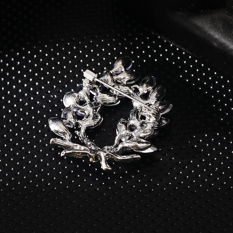 Korean Classic Pearl Brooch: Luxury Wheat Ear Shawl & Jacket Accessory for Women