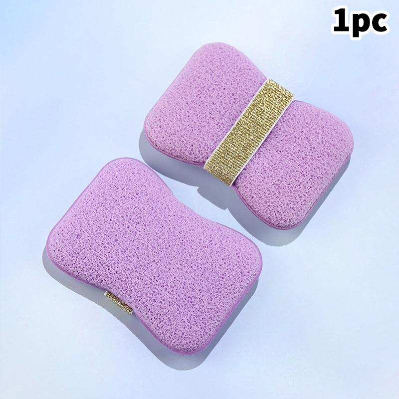 Shower Bubble Foam Net Thickened Foaming Soap Bag Facial Cleanser Mesh Bag Body Washing Cleaning Sponges