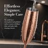 304 Stainless Steel Cocktail Glass Rose Gold Champagne Flutes  Bar Supplies