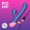 ROMP Pulse Pleasure Rabbit Vibrator with Air Technology Clitoral Suction Rabbit Toy and Clitoral Suction Vibrator Waterproof - - G-Spot -