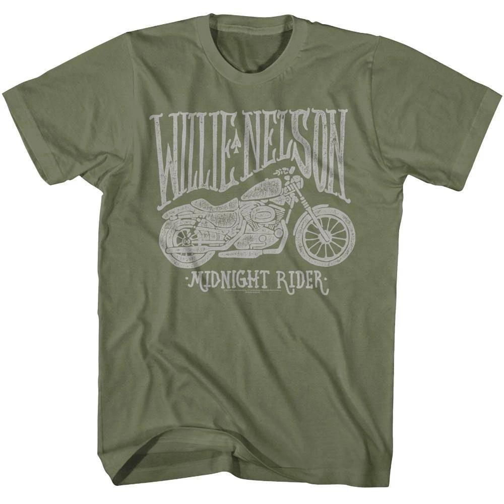 Willie Nelson Midnight Rider Men s T Shirt S