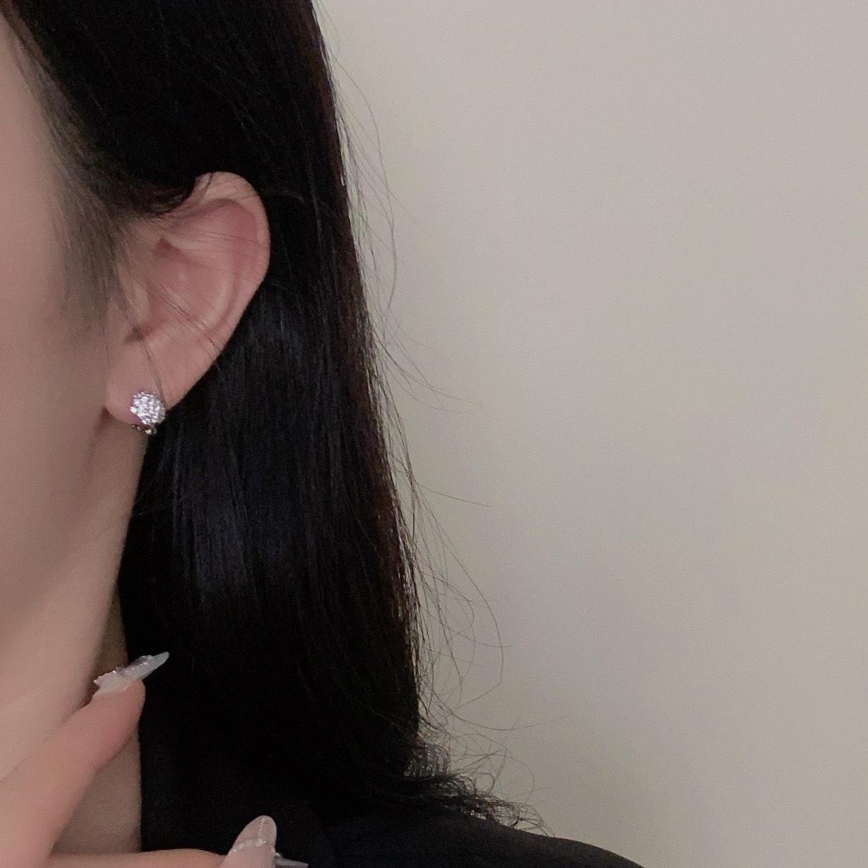 

Элегантные серьги из циркония для женщин — роскошные, универсальные, милые и симпатичные клипсы Heart Diamond Earrings