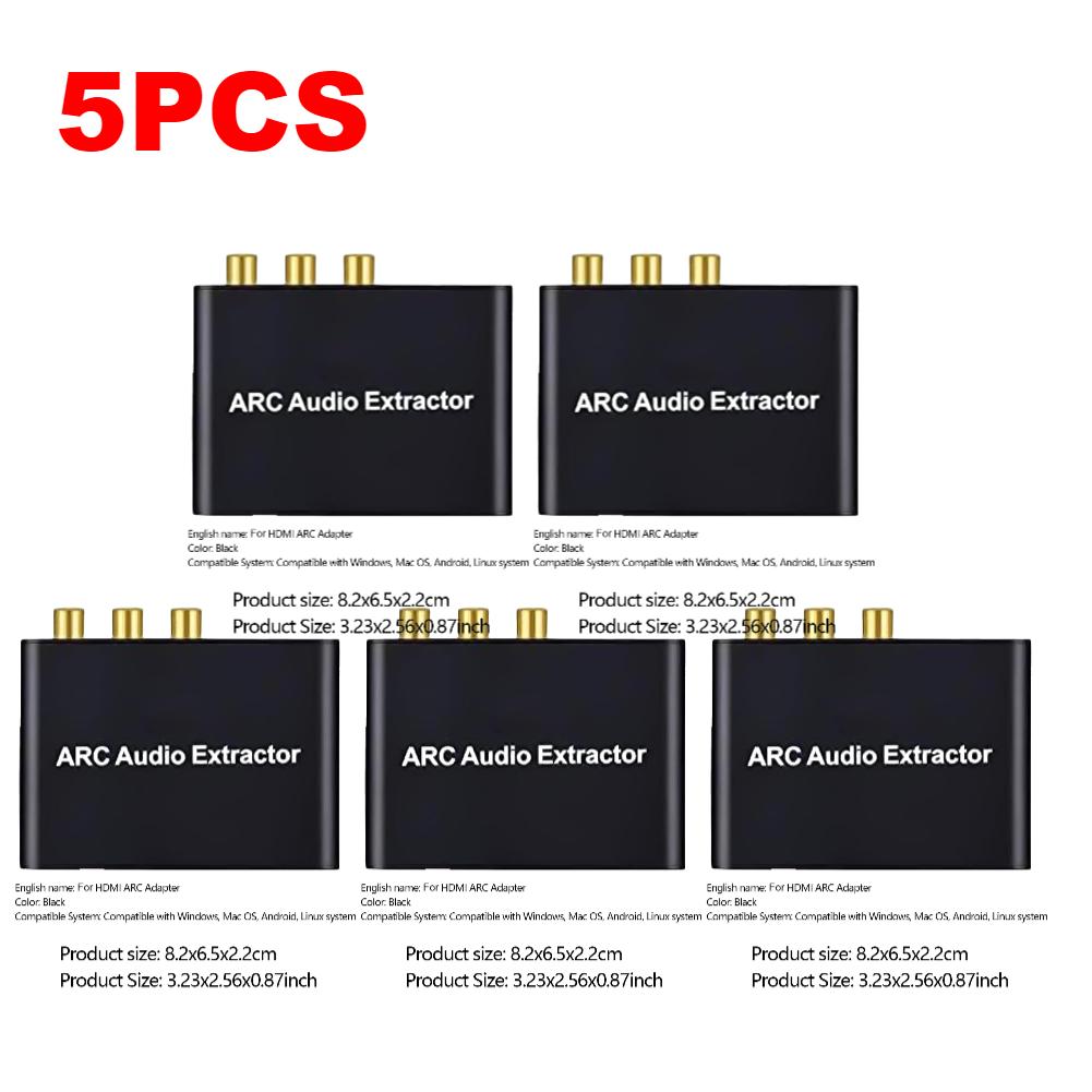 HDMI-Compatible ARC Audio Extractor Return Channel Converter ARC To SPDIF Coaxial 3.5mm Jack Adapter for HDTV Soundbar Amplifier