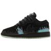 Air 1 Low GS Fortune Fly Halloween Black Green Kids Lifestyle Shoes HQ3442-001