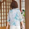 Women's Chinese Style Floral Chiffon T-shirt