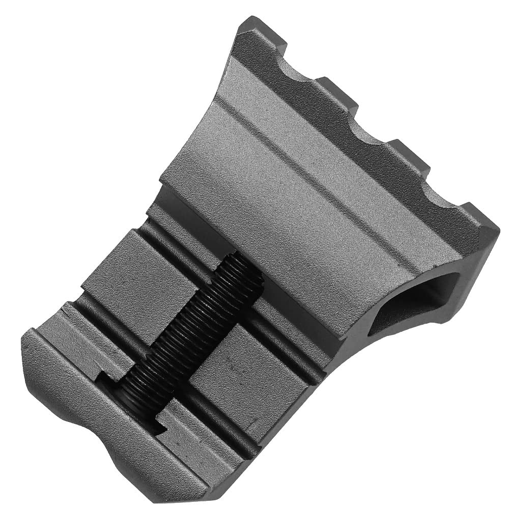 Ryohin Takehin Daniel Defense Type 20mm Rail Compatible 1 O'CLOCK OFFSET RAIL (ROCK & LOCK) Offset 20mm Rail Mount, Black
