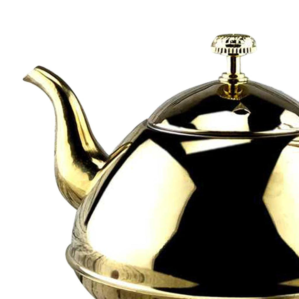 2 Kessel Kaffeekanne Edelstahl Oberseite Teekanne Teekessel
